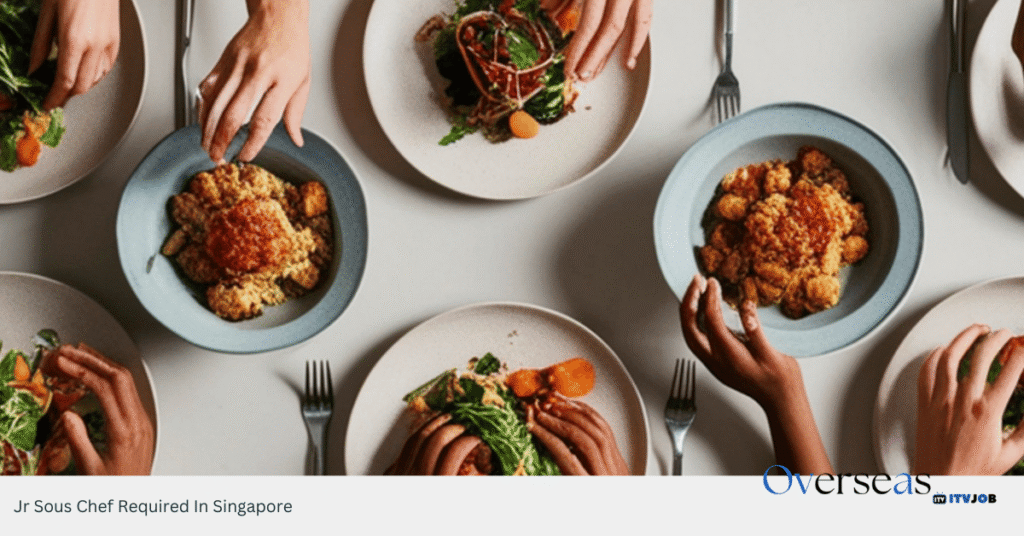 Jr Sous Chef Required In Singapore