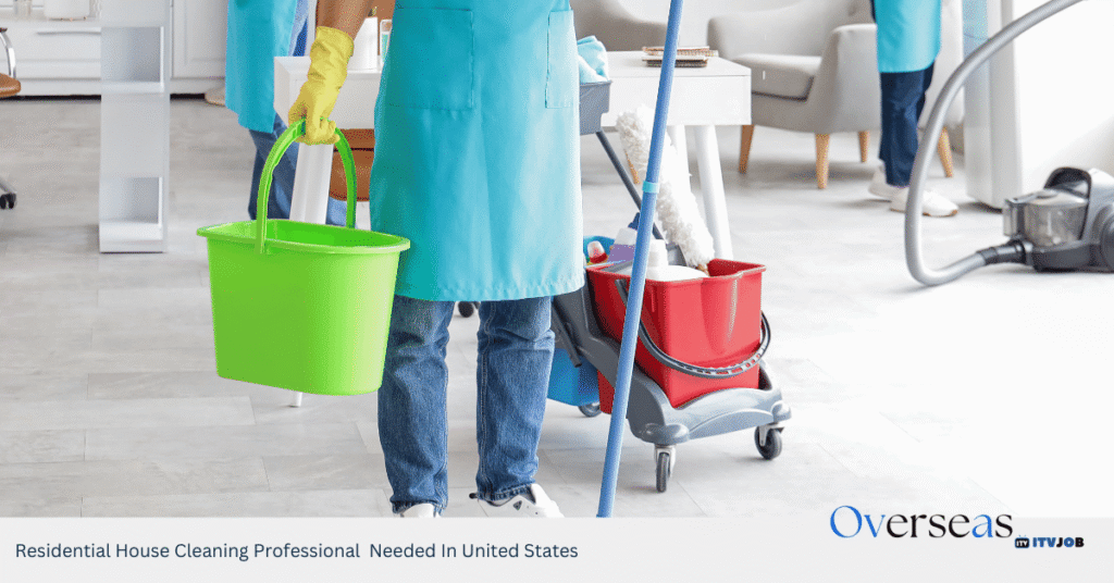 Residential House Cleaning Professional Needed In United States